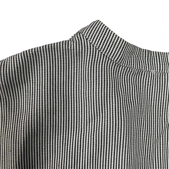 Anthropologie Current Air That’s A Wrap Striped Jumpsuit Ruched Tie Back Small - Picture 13 of 16